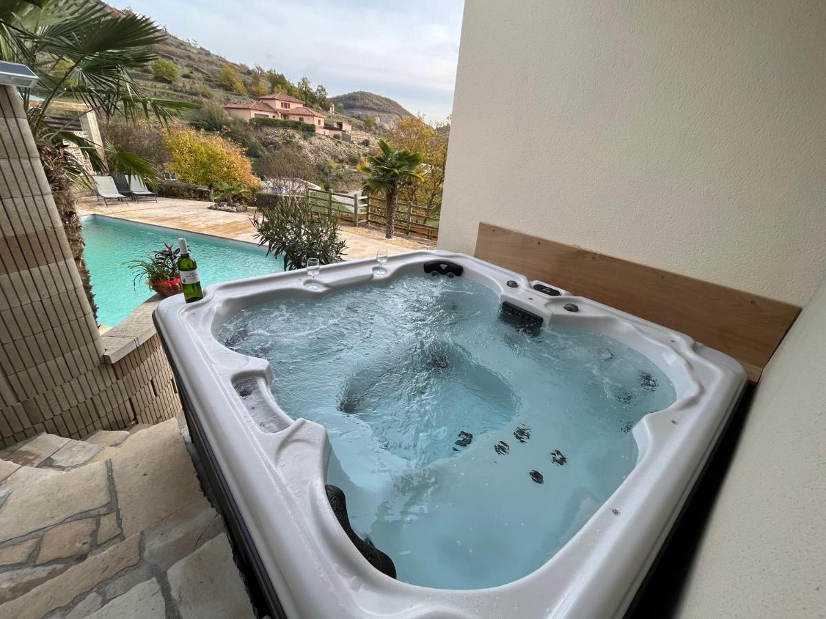 Chambre Au Calme Avec Spa Privatif Gratuit Sud Aveyron Les Palmiers Des Causses Saint-Rome-de-Tarn Экстерьер фото